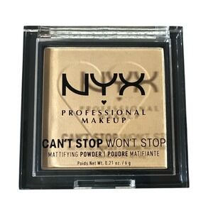 NYX PROFESSIONAL MAKEUP Can't Stop Won't Stop Mattifying Pressed Powder - Golden